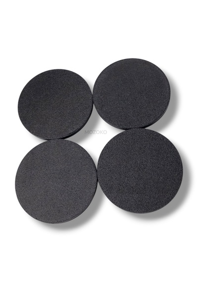 4'lü Set 70 Mm Dış Çap 56 Mm İç Çap Siyah Logosuz Jant Göbeği Kapağı