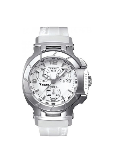 Tissot T Race Uyumlu Erkek Modeli Beyaz Silikon Kordon