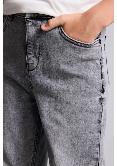 Defacto Erkek Çocuk Loose Fit Yıkama Efektli Düz Paça Jean Pantolon H2152a826aunm55 Gri-nm55