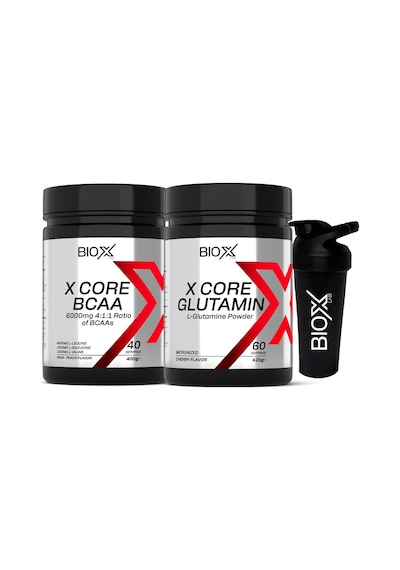 Bcaa Şeftali & Armut Mix Aroma - 400 Gr - 40 Servis + Glutamine Vişne Aromalı - 420 Gr - 60 Servis Karışık Meyve
