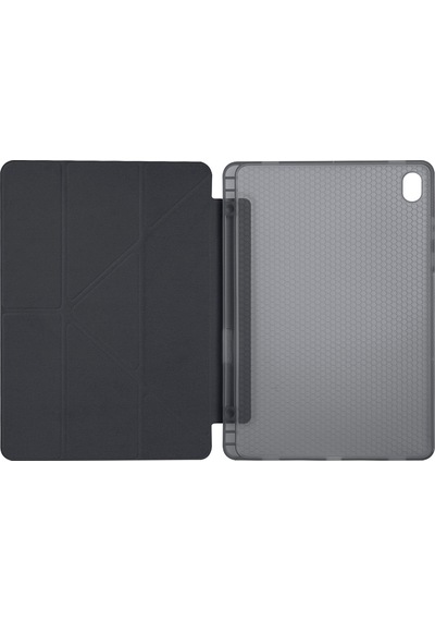 Samsung Galaxy Uyumlu Tab S11 Kılıf Tri Folding Kalem Bölmeli Standlı Kılıf Arka Kapak