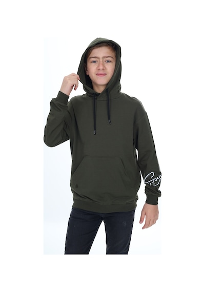 Toontoy Kids Toontoy Erkek Çocuk Oversize Kapüşonlu Cepli Düşük Omuz Baskılı Sweatshirt - 2 İplik Haki Toontoy Kids Toontoy Erkek Çocuk Oversize Kapüşonlu Cepli Düşük Omuz Baskılı Sweatshirt - 2 İplik Haki