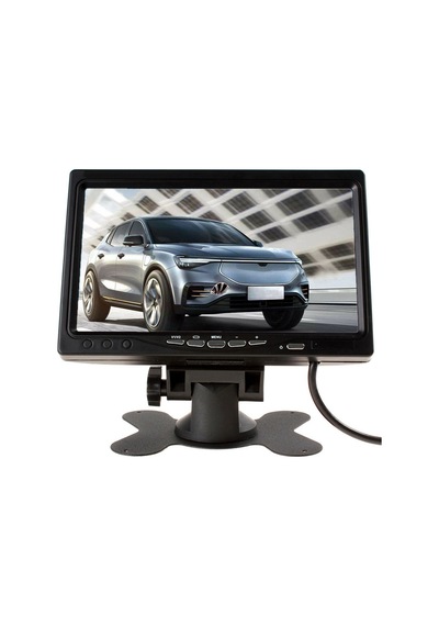 7 Inç Lcd Monitor Ekranı 4 Bölme Özelliği ile 4 Kamerayı Aynı A