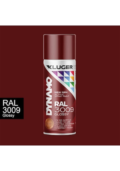 Kluger Oksit Kırmızı Spey Boya Ral 3009