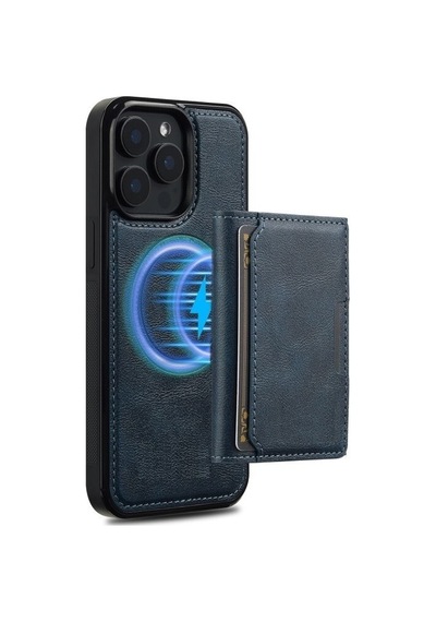 Teleplus Apple Uyumlu iPhone 13 Pro Max Kılıf Pollux L2 Serisi Mıknatıslı Kartlıklı 2-1 Kapak