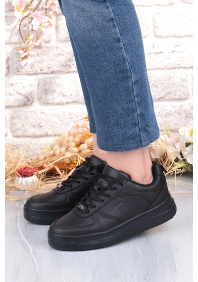 M.p 252 6049 Rahat Hafif Orijinal Ürün Kadın Sneaker Spor Ayakkabı Siyah