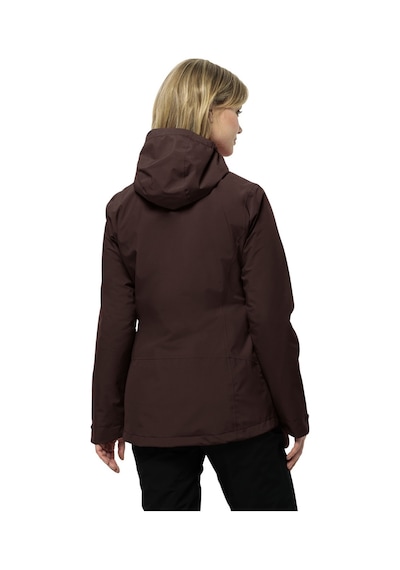 Jack Wolfskin Moonrise 3ın1 Kadın Outdoor Montu Mürdüm