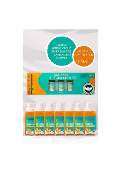 Beyorganik Organik Ginger Shot Cam 7 x 30 ML