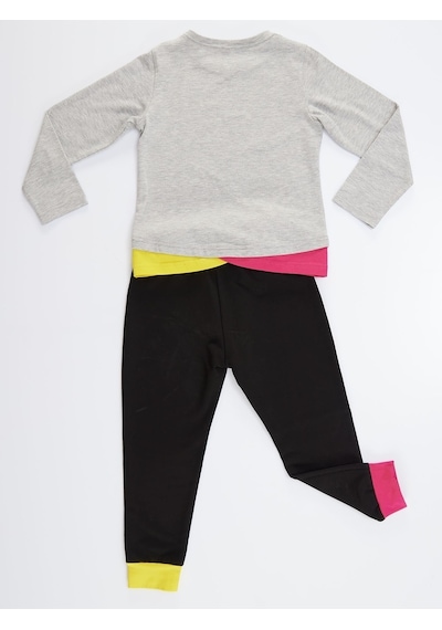Denokids Mushi Roller Star Kız Pantolon Takım Çok Renkli