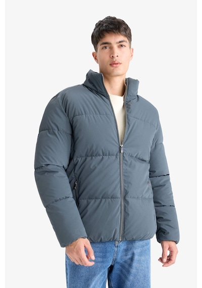 Defacto Regular Fit Dik Yaka Fermuarlı Su Geçirmez Mont F0307ax25wngn1085 Yeşil