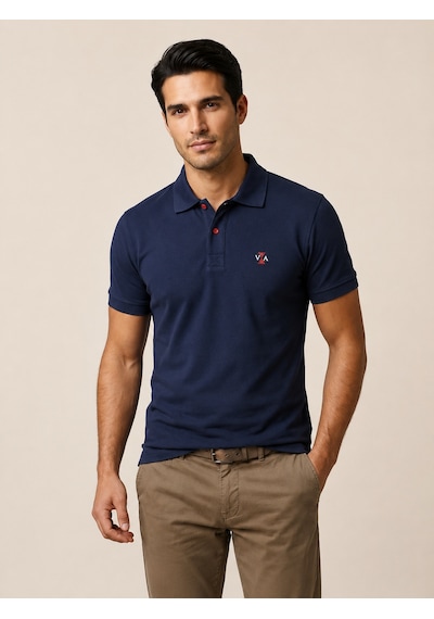 Vigoss Erkek Polo Yaka T-shırt 62577-03618 Lacivert