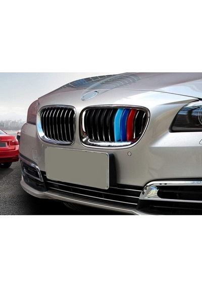 Bmw F10 M Stil Panjur Şeridi 2011 - 2013 Uyumlu Böbrek Klipsi  Panjura Uyar  -
