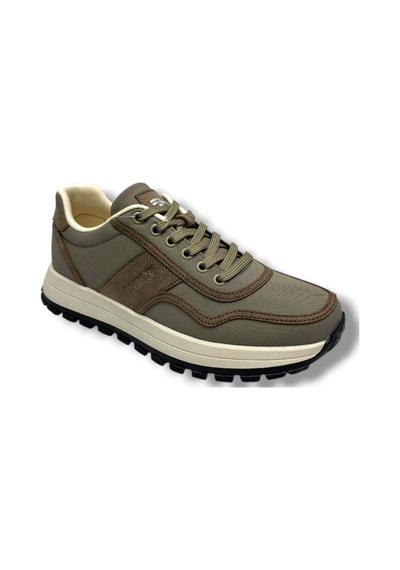 Ryt 26ym Med-26 Keten Anatomik Taban Erkek Sneaker Zeytin Bej Yeşil