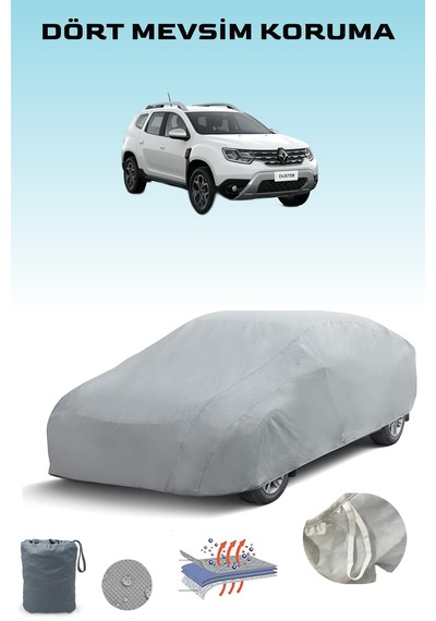 Renault Duster 1 Uyumlu Araba Brandası, Oto Branda, Araba Çadırı, Su-güneş Geçirmez Gri