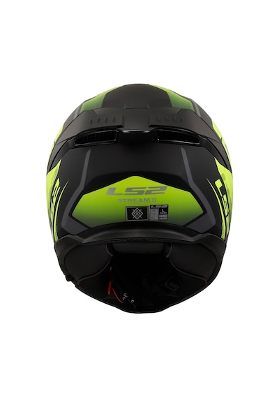 Ls2 Stream 2 Fury Mat Siyah-gri-neon Sarı Kask Çok Renkli