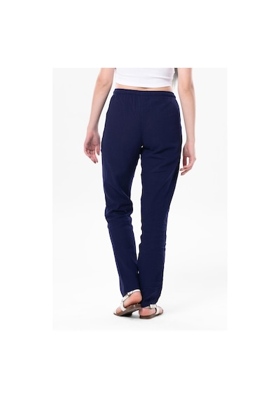 Eliş Şile Bezi Şile Bezi Çift Cepli Unisex Yazlık Pantolon Mor Mor-mor Mor