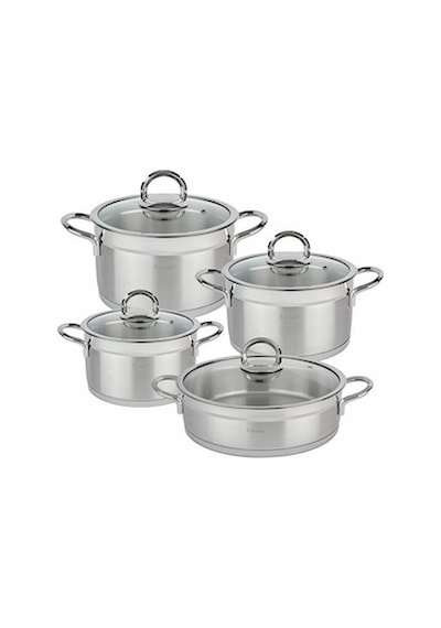 Hısar Tencere Setı Celık 8 Prc Orıon Inox