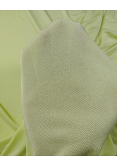 Uçuk Yeşil Renkte Jarse Kumaş En: 160cm-10821 Yeşil