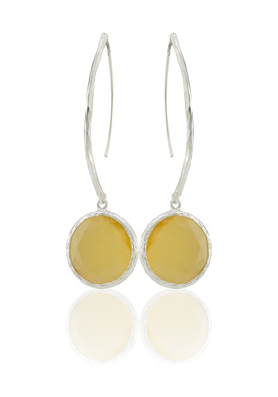 Kadir Jewellery Gümüş Kaplama Vintage Küpe -el İşçiliği Ve Hipoalerjenik Küpe çok renkli