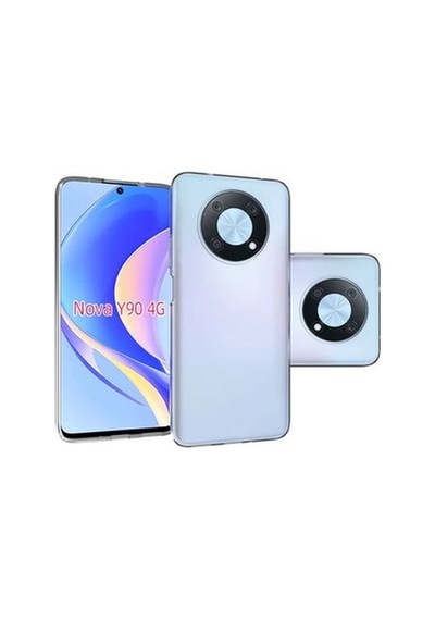 Huawei Nova Y90 İle Uyumlu Kılıf Şeffaf Esnek Silikon Telefon Kılıfı Kapak