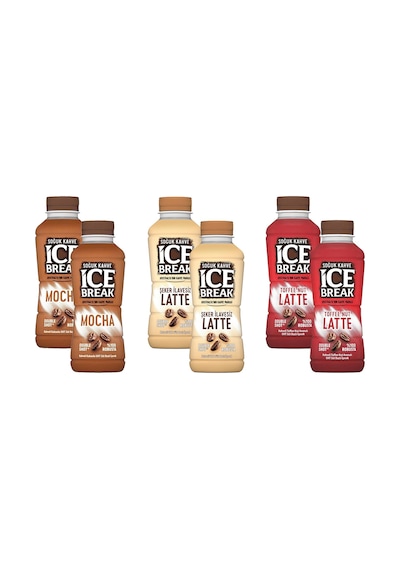 Ice Break Soğuk Kahve 375 Ml 6 Li Karma Mocha - Toffee Nut - Şekersiz Latte Hazır