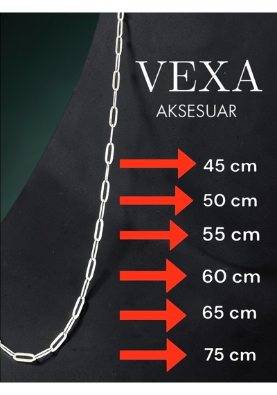 İthal Ataç Zincir Kararmaz Çelik Kolye Unisex Altın & Gümüş Renk Minimal Şık Kolye Gümüş