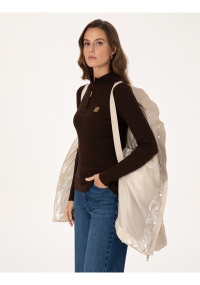 Pierre Cardin Kadın Mont 50308990-vr011 Bej
