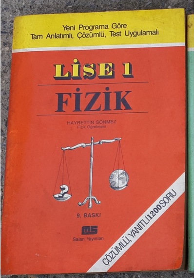 Fizik Lise 1 Konu Soru 2000 Yılı Öncesi Basım Hayrettin Sönmez