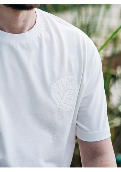 Oversize Unisex Ekru T-shirt - Bodhi Ekru