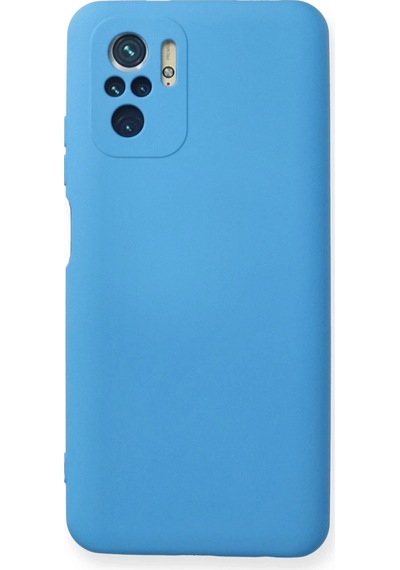 Uryport Xiaomi Redmi Note 10 Kılıf Nano İçi Kadife Silikon - Mavi