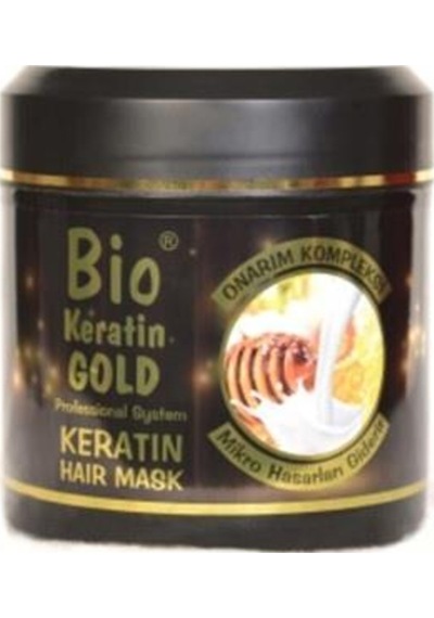 Bio Keratin Gold Yoğun Onarıcı Keratin Saç Bakım Maskesi 500 ML