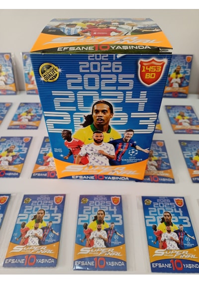 SÜPER FİNAL 2023 FUTBOLCU KARTLARI 200 POŞET 400 KART