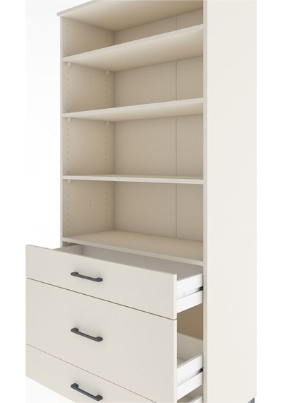 Hyperion Dolap 4 Raflı 3 Çekmeceli 88x44x195 Aytaşı-aytaşı Aytaşı