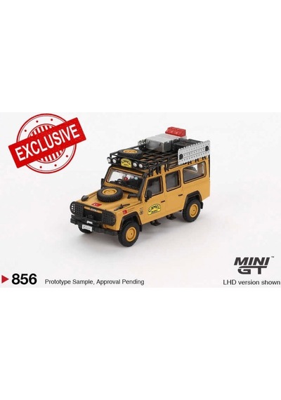 1/64 Land Rover Defender 110 1989 Camel Trophy Amazon Team Turkey Turkey Exclusive Mgt00856 Sarı