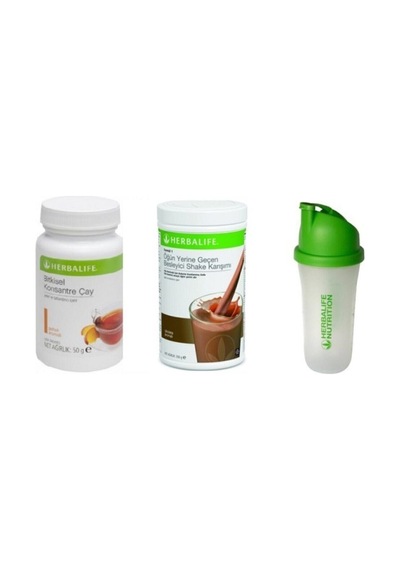 Herbalife Set Çikolata Shake+şeftali Çay+shaker Hediyeli