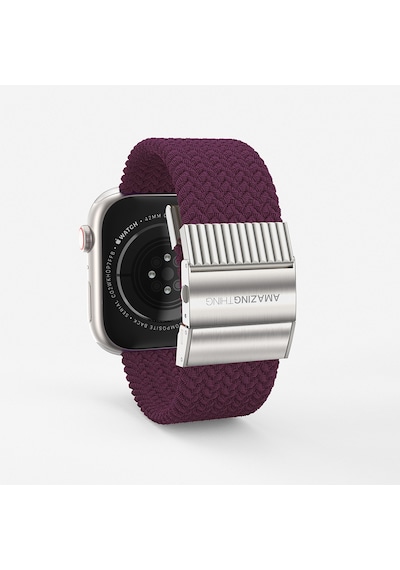 Watch 10 46mm Amazingthing Titan Weave Örgü Sport Kordon Mor