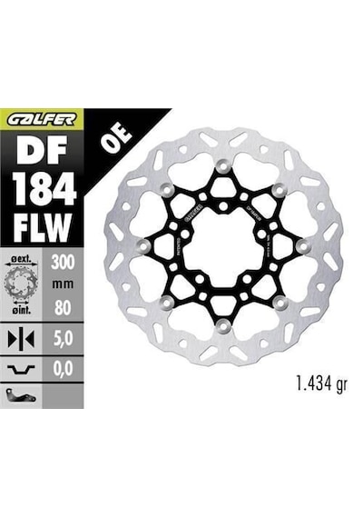 Kawasaki Vulcan S Ön Fren Diski 300 Mm 2015 2025 Arası Galfer Dalgalı Hareketli Çelik Disk