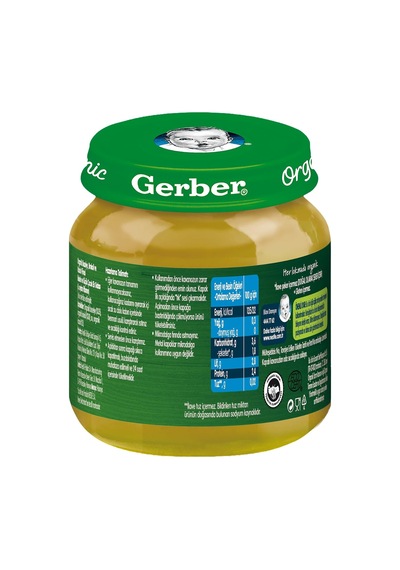Organik Bezelye, Brokoli Ve Kabak Püresi 125 Gram X 6