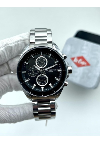 Lee Cooper Lc07830 Erkek Orjinal Kol Saati Yeni Sezon Gümüş İç...