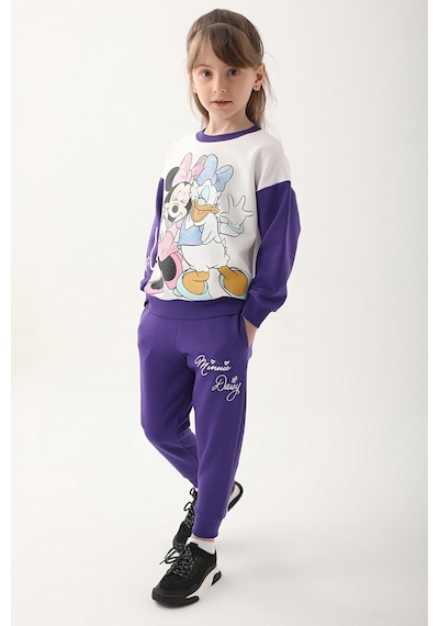Minnie Mouse D4815-3 Çocuk  Mor Eşofman Takımı