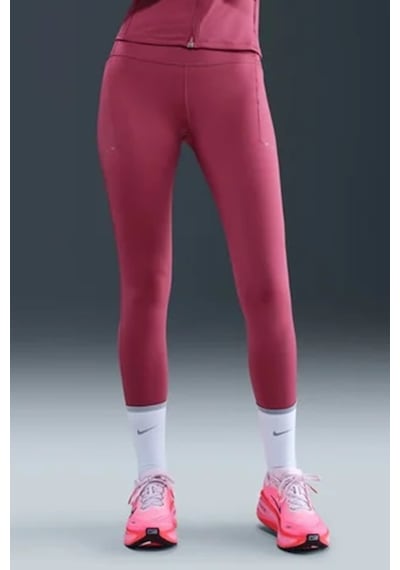 Nike Swift Dri Fit High Rise 7/8 Running Leggings With Pockets Pink Kadın 3 Cepli Antrenman Koşu Taytı Pembe Nike Swift Dri Fit High Rise 7/8 Running Leggings With Pockets Pink Kadın 3 Cepli Antrenman Koşu Taytı Pembe