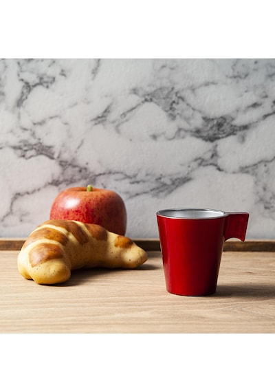 Flashy Expresso Temperli Fıncan 8 Cl Kırmızı Kırmızı