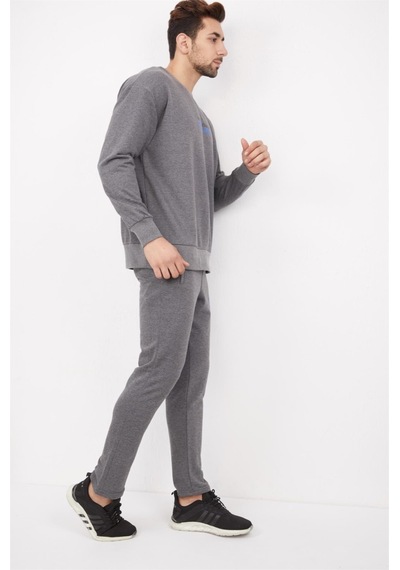 Erkek Spor Açık Gri Oversize Sweatshirt Takım-3859 Açık Gri Erkek Spor Açık Gri Oversize Sweatshirt Takım-3859 Açık Gri
