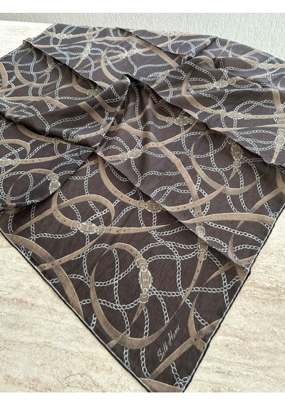 Silk Home Monare Tencel Zincir Desen Eşarp 171014-04 Çok Renkli