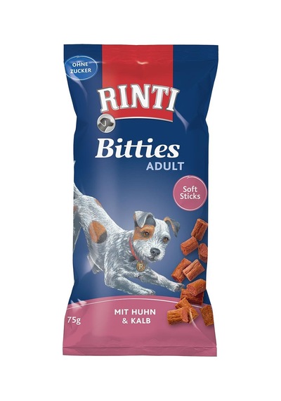 Rıntı - 187 - Bıttıes Yetışkın Köpek Ödülü Tavuk-dana - Cadde101 - 75 Gr