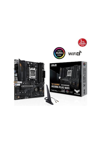 Asus Tuf Gamıng A620m-plus Wıfı 4xddr5 2xdp/1xhdmı 2xm.2 Am5 Anakart
