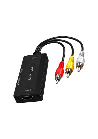 Rca Av'den Hdtv'ye Dönüştürücü Adaptörü Ses Video Dönüştürücü Adaptör