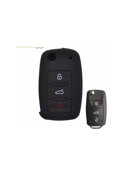 Leon Mk2 Golf 6 Scirocco Caddy Polo Silikon Anahtar Koruma Kılıfı