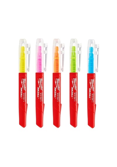 Milwaukee T48223206 Ağır Hizmet Tipi Inkzall Fosforlu Işaretleyi