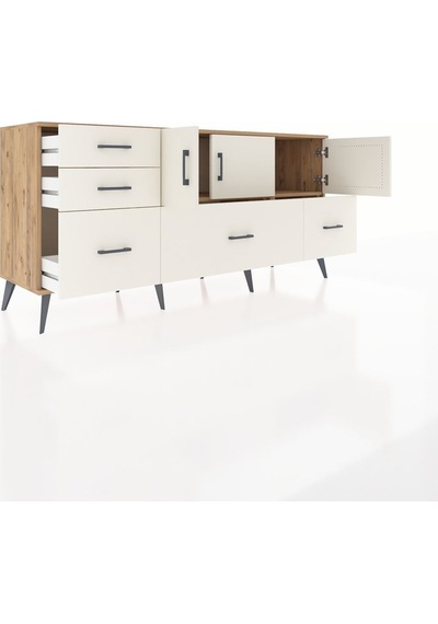 Hyperion Konsol 2 Raflı 5 Çekmeceli 3 Kapaklı 176x44x83 Çam-aytaşı Aytaşı Hyperion Konsol 2 Raflı 5 Çekmeceli 3 Kapaklı 176x44x83 Çam-aytaşı Aytaşı
